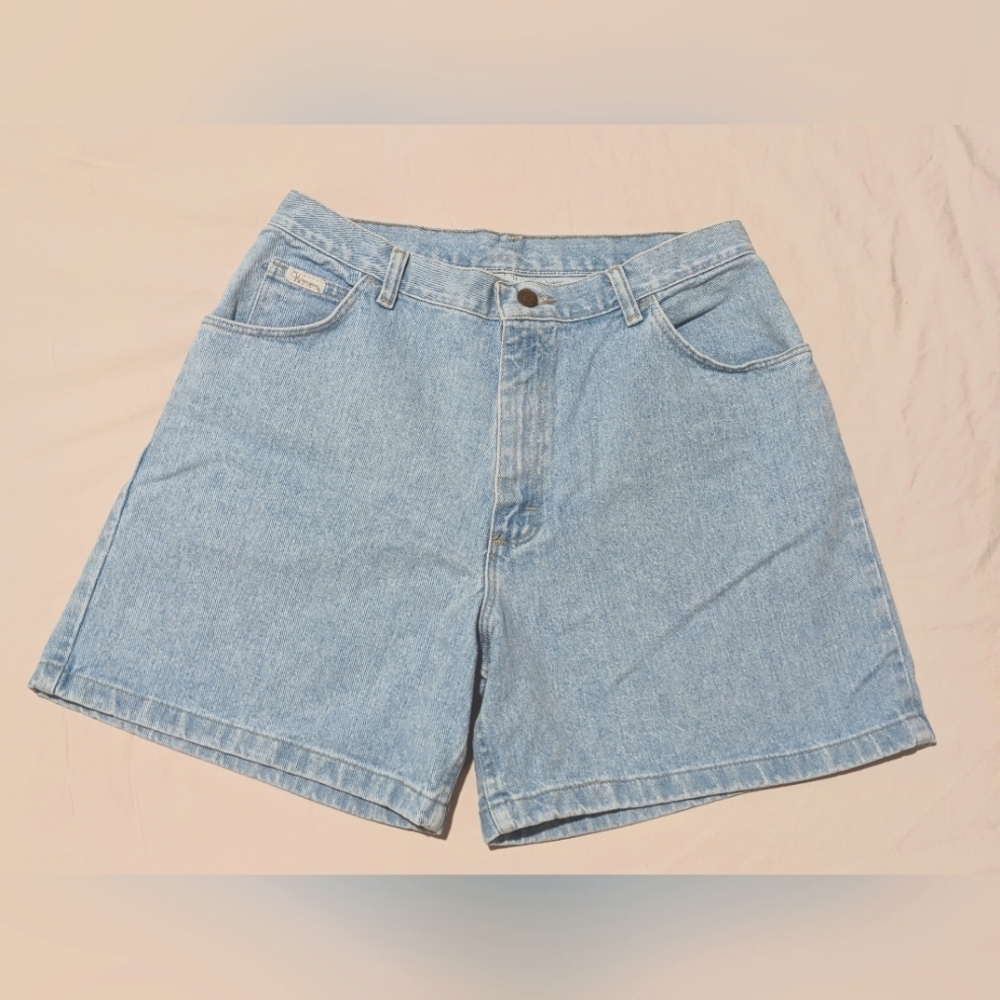 Vintage Light Blue Jean Wrangler Shorts